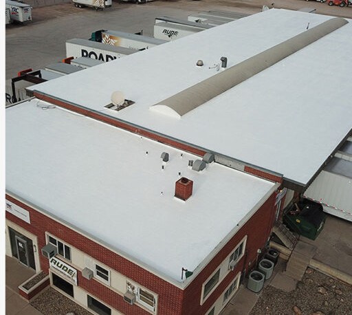 Commercial Flat Roof Replacement — after