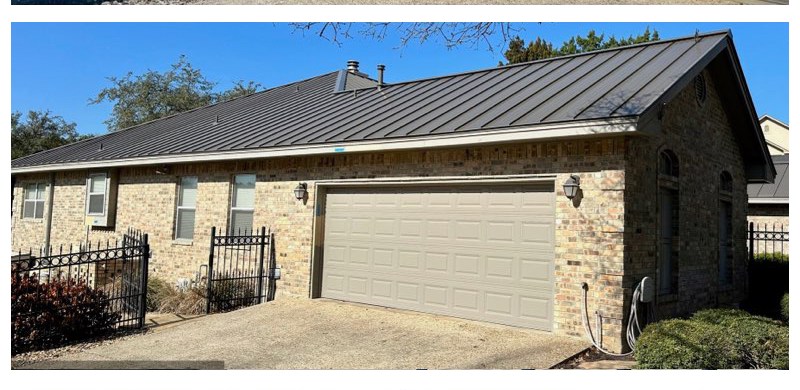 Standing-Seam Metal Roof — after